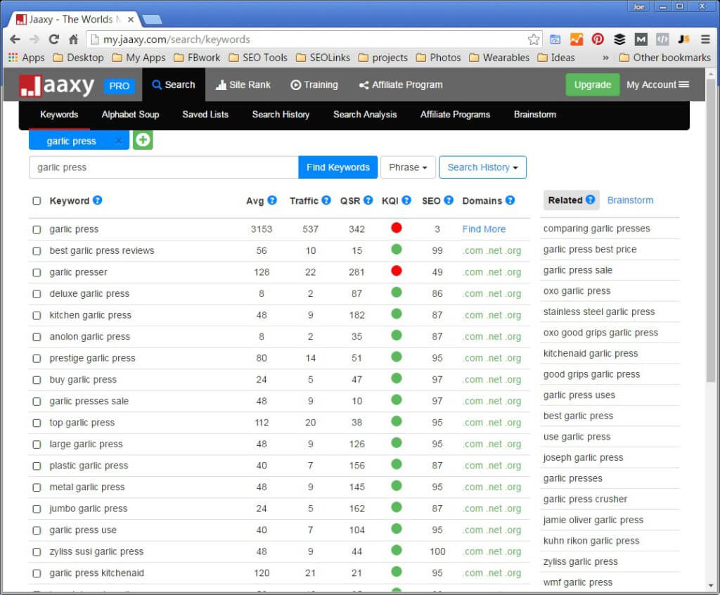 Best Keyword Software Review jaaxy pro 2016